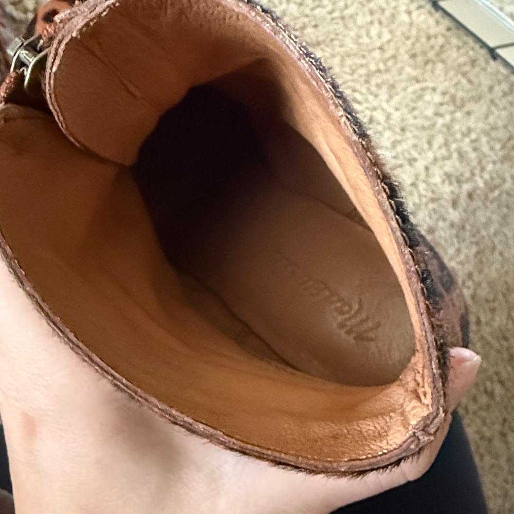 Madewell The Amalia Leopard Print Ankle Booties - Picture 11 of 16